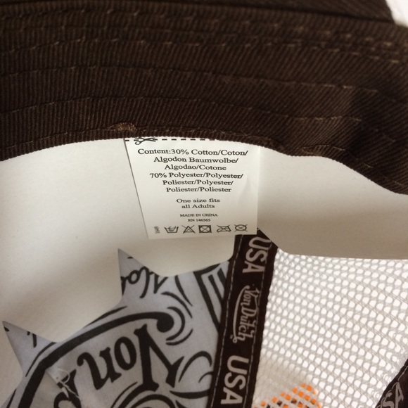 Von Dutch gold sparkle white patch trucker hat - Picture 7 of 8